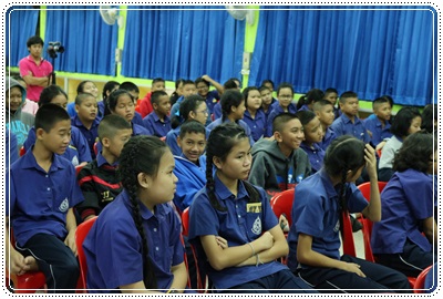 ﻿กรมบังคับคดีลงพื้นที่จัดกิจกรรมโครงการวิตามินสมอง ภายใต้โครงการโรงเรียนยุติธรรมอุปถัมภ์ กระทรวงยุติธรรม ณ โรงเรียนวัดสุวรรณาราม กรุงเทพมหานคร